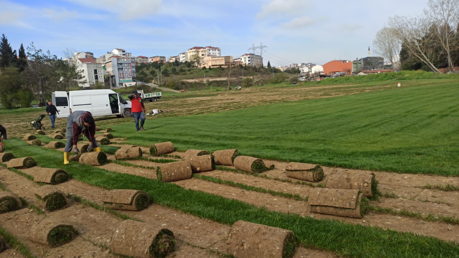 YENİ SEZON ÇALIŞMAMIZ RULO ÇİM PEYZAJ